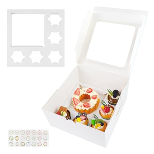 4 Inches Mother's Day Birthday <b>Cake</b> <b>Box</b> Dessert Muffin Cupcake Valentine's Day <b>Gift</b> <b>Box</b> - Product Image 1