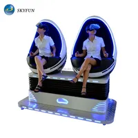 Simulateur de cinéma de chaise d'oeufs de Seat 9D VR de la machine 2 de jeu de réalité virtuelle pour le centre commercial