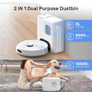Robot Aspirador y Fregador <span class=keywords><strong>BOCO</strong></span>, Autovaciado con 90 Días de Autonomía, Succión de 15000 Pa, Navegación Láser SLAM - Product Image 2