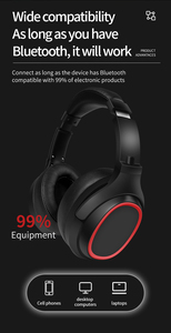 40 + giờ có thể gập lại không Dây BT Stereo <span class=keywords><strong>Headphone</strong></span> <span class=keywords><strong>Bluetooth</strong></span> sâu Bass Tai nghe không dây tai nghe thể thao HiFi Tai nghe - Product Image 3