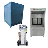 Mini cabine de pulvérisation électrostatique pour laboratoire, pour pulvérisation d'échantillons de pièces métalliques avec système de recyclage par filtration