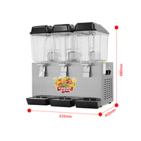 Distributeur de jus et de boissons miniatures en acier inoxydable de qualité commerciale, écologique, pour fruits mélangés, vente en gros