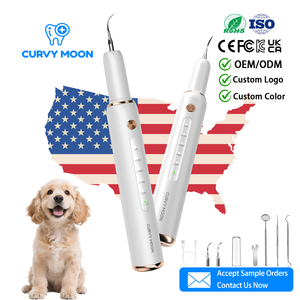 Kit de Nettoyage et Détartreur <span class=keywords><strong>Dentaire</strong></span> Rechargeable USB Portable en Plastique pour Animaux (Chats et Chiens) - Product Image 1