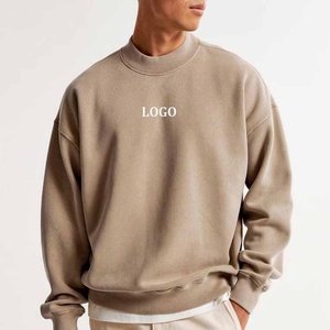 Sweat-shirt en molleton français OEM, logo personnalisé, pull à capuche pour homme, sweat-shirt à épaules tombantes, sweat-shirt pour homme - Product Image 6