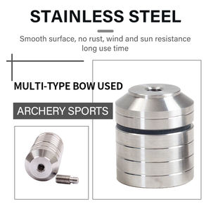 Ensemble de poids stabilisateurs d'arc <span class=keywords><strong>SPG</strong></span> pour tir à l'arc Ensemble de barres d'équilibre pour arc classique en métal et acier Contrepoids de compétition professionnel - Product Image 5