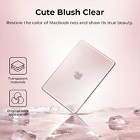 Coque rigide transparente en PC pour ordinateur portable, faible MOQ, pour MacBook Neo 13 pouces 2026, Air 13.6/15.3, Pro 14/16