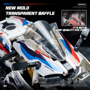 Set di Costruzioni Educativo Modello <span class=keywords><strong>Moto</strong></span> Super in Scala 1/8 in ABS, 685 Pezzi BNW - Product Image 3
