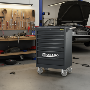 Fasano Tools - Carro de Almacenamiento con Ruedas y 7 Cajones para Reparación de Automóviles - Product Image 3