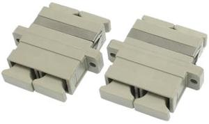 Nhà Máy FTTH <span class=keywords><strong>SC</strong></span> Duplex Singlemode quang Coupler <span class=keywords><strong>Multimode</strong></span> màu xanh màu be Quân Đoàn de đi qua sợi quang <span class=keywords><strong>Adapter</strong></span> với tai - Product Image 5