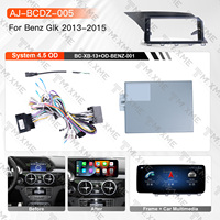 Kit Stéréo Android 13 Auto 8 Cœurs 12,3 pouces avec Carplay, Écran Tactile et Cadre de Façade LHD pour Benz GLK 2013-2015 – Approvisionnement Direct Usine