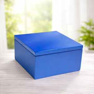 Caja de Laca Hecha a Mano, Organizador de Almacenamiento de Madera de Lujo con Acabado Brillante para Joyas, Regalos, Recuerdos y Decoración del Hogar - Product Image 1