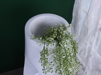 Pot Bunga Modern Ramah Lingkungan, Ringan, Tahan Lama, Berbahan Fiberglass Putih dengan Lapisan Epoxy, Dekoratif untuk Interior Rumah, Ukuran Besar