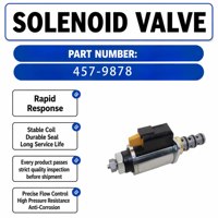 Vanne solénoïde 457-9878 4579878 pour compacteur de pavage Caterpillar CAT CB-536D