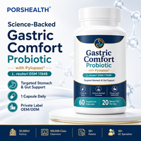 Capsules Probiotiques Personnalisées pour le Soutien Gastrique avec Pylopass 20 Milliards d'UFC pour le Confort Gastrique Marque Privée