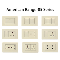 VNX Usine Personnalisé Approvisionnement En Gros US Standard 1 2 3 Gang Physique 10A Bouton Poussoir Smart Wall Switch