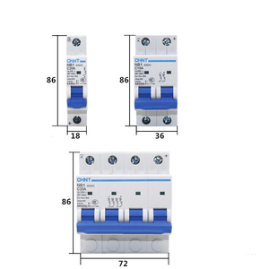 Interruptor Automático MCB NB1-63DC 1P 2P 4P, Interruptor de Aire, Interruptor de Circuito Especial Fotovoltaico DC500V 1000V - Product Image 1