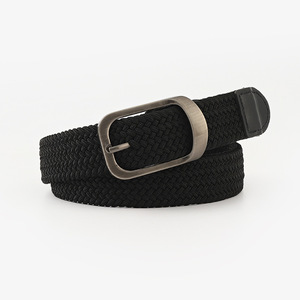 Nouveau design de <span class=keywords><strong>ceinture</strong></span> <span class=keywords><strong>élastique</strong></span> tressée réglable à boucle ardillon en alliage <span class=keywords><strong>ceinture</strong></span> <span class=keywords><strong>élastique</strong></span> décontractée unisexe pour hommes et femmes sans trous - Product Image 2