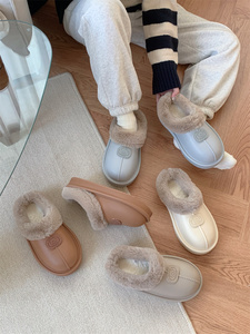 XIXITIAO all'aperto invernale <span class=keywords><strong>con</strong></span> ciabatte impermeabili da donna per la casa all'ingrosso waterproof foderate di pelliccia sandali caldi da donna - Product Image 6