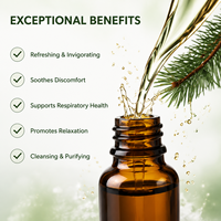 Huile Essentielle de Borneol 100% Biologique Pure, Qualité Supérieure, Écologique, Distillée à la Vapeur, Certifiée Halal/Kosher, Pour Tous Types de Peau