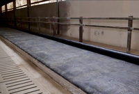 Matelas en caoutchouc pour vaches, durable, antidérapant, pour l'élevage laitier, litière pour bétail, matelas de repos imperméable pour bovins