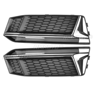 Para Audi A4 B9 S-Line S4 2016 2017 2018, cubierta de faro antiniebla delantero, embellecedor de luz antiniebla, rejilla de malla de nido de abeja, accesorios para coche - Product Image 2