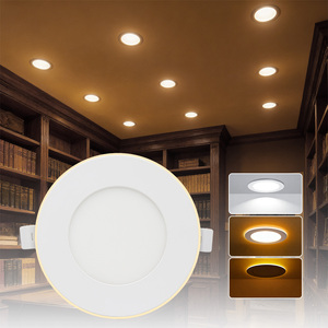 Panel LED Delgado de Bajo Voltaje ETL/FCC/ES de un Solo Color, 4 y 6 Pulgadas, con <span class=keywords><strong>Luz</strong></span> <span class=keywords><strong>Nocturna</strong></span> de 2700K, DC12/24/36V, 9W 12W, <span class=keywords><strong>Luz</strong></span> sin Caja, 3 Modos en Uno - Product Image 3