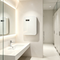 Diffuseur d'arômes électrique mural de luxe écologique en plastique pour hôtel, grande capacité, noir et blanc