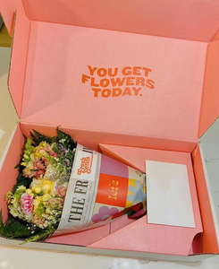 Nhà Máy Bán buôn hạnh phúc các bà mẹ ngày hoa thiết kế mới hình chữ nhật hoa hộp quà tặng hoa hồng hoa vận chuyển hộp hộp sóng - Product Image 1