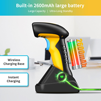 NETUM Wireless 2D 1D Bar Code Reader 2600mAh Perlindungan Jatuh Tahan Guncangan Tahan Debu Bebas Genggam untuk Windows Mac Android IOS RD-1202W