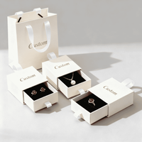 Boîte à bijoux de luxe violette en gros, élégante et unique en couleur, idéale pour l'emballage de bijoux pour femmes
