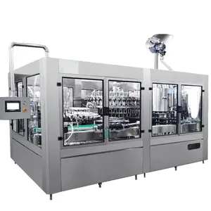 40 heads automatic carbonation machine soft drink CO2 color small mixer filling machine production line plant