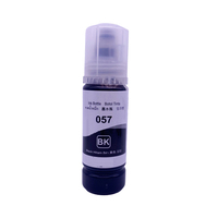 Bouteille de 70ml Premium 057 kits d'encre à base de colorant de recharge compatibles avec l'imprimante à jet d'encre 057 Epson L8058 L18058 L8050 L18050