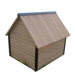 2024 nueva casa de perro de madera aislada para exteriores diseño impermeable moderno para perros grandes - Product Image 4