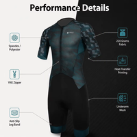 Combinaison de triathlon pour homme, coupe aérodynamique, séchage rapide, respirante, imprimée par sublimation, OEM ODM, vêtements de cyclisme