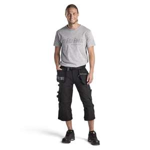 BLAKLADER - 159713439900D92 Pantalones piratas elásticos Black - EAN 7330509921746 PANTALONES DE TRABAJO DE CARGA - Product Image 3