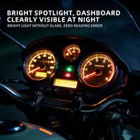 Ampoule LED pour tableau de bord de voiture 12V T3 T4.2 T4.7 COB 1LED, ampoule de clignotant, panneau lumineux blanc bleu rouge jaune super lumineux