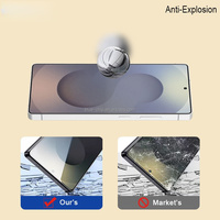 Protecteur d'écran de confidentialité facile à appliquer pour Itel S25 S23 P65 P55 A90 A80 A70 A60 A100, verre trempé 2.5D, kit d'installation