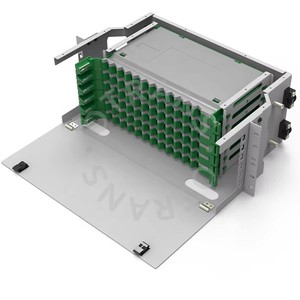 Otrans 12/24 cổng tích hợp <span class=keywords><strong>s</strong></span>ợi tổng hợp đĩa 4U khung 19 inch UT <span class=keywords><strong>s</strong></span>ợi quang phân phối Hộp Điều chỉnh FC SC MPO FTTH - Product Image 1