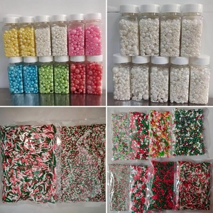 Perle di Zucchero Commestibili Multicolore e di Vari Stili, Decorazioni per Torte, Sprinkles e Perle di Zucchero per Pasticceria, Vendita all'Ingrosso - Product Image 2