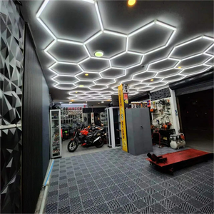 ไฟเพดานโชว์รูมไฟ LED หกเหลี่ยมรังผึ้งสำหรับล้างรถ - Product Image 4