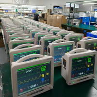 Moniteur patient vétérinaire portable avec batterie intégrée pour la chirurgie animale