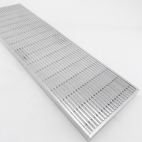 Grille de drainage en fil cannelé pour piscine, structure en acier, grille de sol pour caniveau de drainage