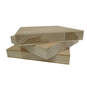 Panneau de bloc recouvert de mélamine laminée panneau écologique panneau de bloc de face en bois 2mm 5mm 9mm