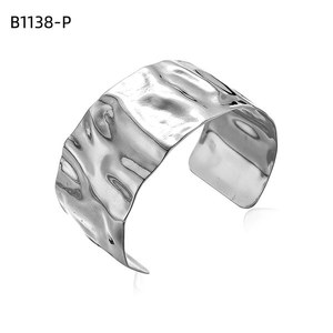 Amy Amy <b>Cuff</b> <b>Bracelet</b> B1138 <b>Silver</b> Plated Alloy Women's Classic Fashion Jewelry Gift - Product Image 1
