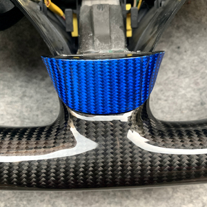 พวงมาลัยคาร์บอนไฟเบอร์แบบปรับแต่งพิเศษสำหรับรถยนต์ฮอนด้าแอคคอร์ด (รุ่นที่ 7 คูเป้ CL7/CL9) ปี 2003-2007 และอะคูรา TSX ปี 2004-2008 - Product Image 4