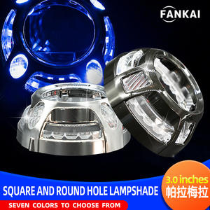 FANKAI Integrated Angel Eye Decorative Cover Panamera 3-Inch Ultra-<b>Bright</b> Modified Car LED Headlight Bi-Xenon Lens Tail <b>Lights</b> - Product Image 3