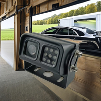 Caméra de camion à double objectif AHD 1080P | Vision nocturne étanche IP69K pour l'élimination des angles morts des véhicules lourds, bus, camping-cars et flottes