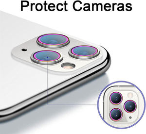 Protector de Lente de Cámara Móvil con Diseño de Ojo de Águila Metálico de Alta Calidad Personalizado de Fábrica para iPhone 15 16 17 Pro Max, Película de Lente de Alta Transparencia - Product Image 4