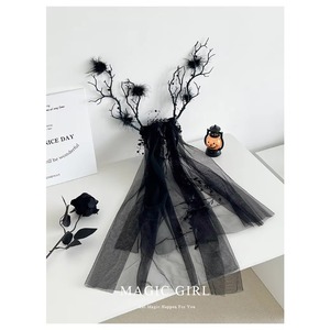 Diadema de rama de árbol de Halloween 2025 para niñas, diadema de tul divertida y espeluznante a la moda para mujeres, accesorios para el cabello en stock - Product Image 5
