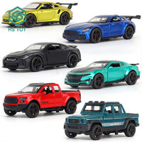 HS TOY Maßgefertigte 1/36 Druckguss-Modellautos Spielzeug aus Legierung mit Öffnenden Türen und Rückziehfunktion Simulierte Metallfahrzeuge für Tortendekoration